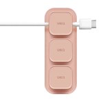 Uniq pod organisateur de câbles magnétique blush pink Uniq pod organisateur de câbles magnétique blush pink