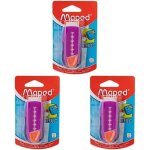 Universal gom stick gomme prot�g�e et rechargeable, coloris rose, paquet de 3