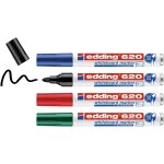 Uuq - edding 620 marqueur pour tableaux blancs - multi - couleur - 4 stylos - pointe ronde 1, 5 - 3 mm ...