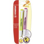 Uuq - stabilo - swing cool - lot de 2 surligneurs - jaune et rose
