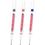 Uuq - stylos marqueurs pour trous profonds, 3 pcs stylos encre impermable a pointe longue de 22 mm / ...