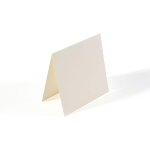 Vaessen creative florence petites cartes carres, ensemble de 25, ivoire, enveloppes assorties disponibles ...