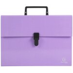Valisette - trieur - 18 compartiments - 32 x 24 cm - a4 - mauve - exacompta