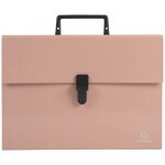 Valisette - trieur - 18 compartiments - 32 x 24 cm - a4 - rose corail - exacompta