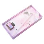 Verre 1set onirique de cristal d'art signature stylo lger stylo surface brillante pour le dessin