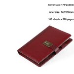 Verrou de mot de passe a5 r�tro a feuilles mobiles, multifonction, pour carnet de notes, agenda, carnet ...