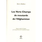 Les verts champs de moutarde de l'afghanistan