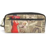 Vintage paris tour eiffel voiture fleur pour etudiant fille garon enfants fermeture eclair cosmtique ...