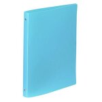 Viquel classeur - cahier en polypropyl�ne 4 anneaux bleu turquoise