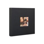 Walther albums photos fun noir a pochettes 24x22cm pour 200 photos 10x15cm