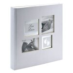 Walther design little foot album photo et prot�ge - page argent 60 feuilles