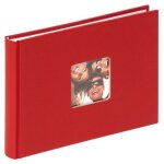 Walther, fun, album de photos, fa - 207 - r, 22x16 cm, 40 pages blanches, rouge