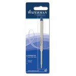 Waterman blister 1 recharge bille pointe fine coloris bleu