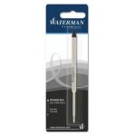 Waterman blister 1 recharge bille pointe fine coloris noir