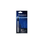 Waterman blister stylo plume graduate chromé + 1 cartouche longue bleue Waterman blister stylo plume graduate chromé + 1 cartouche longue bleue