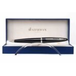 Waterman carne: stylo bille laque noire st, encre bleu taille moyenne