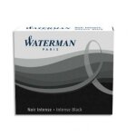 Waterman etui de 6 mini cartouches encre noir intense