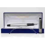 Waterman - expert: stylo plume chrom satin ct, plume taille moyenne