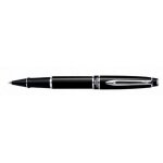 Waterman - expert: stylo roller laque noire ct, encre noir taille fine