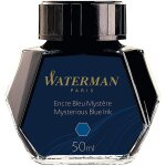 Waterman flacon d'encre 50 ml pour stylo - plume bleu myst�re