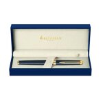 Waterman hmisphre stylo plume pointe fine noir mat attributs dors