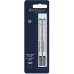 Waterman recharge d¿encre pour stylo roller pointe fine encre noire 2 recharges Waterman recharge d¿encre pour stylo roller pointe fine encre noire 2 recharges
