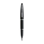 Waterman - stylo plume car�ne black sea laqu� noir & palladium plume fine - noir