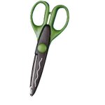 Wedo ciseaux cranteurs 16 cm modle vert dcoupe en forme de vagues