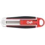 Wedo cutter de sucrit lame longue de 18 mm, rouge / noir