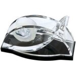 Wedo dvidoir bureau 'acrylique exclusif', transparent / noir