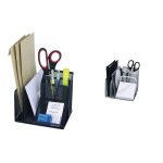 Wedo multipot office, 4 compartiments, noir, a base de fil