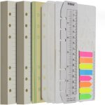 Wonderpool recharges 320 pages 100gsm 6 trous pour reliure a anneaux - cahier avec sparateur, pochettes, ...