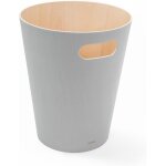 Woodrow poubelle ou corbeille a papier moderne en bois d'une capacit� de 7, 5 l pour salle de bain, bureau, ...