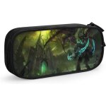 World of warcraft trousse de maquillage portable avec cordon de serrage pour femmes et filles