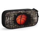 Xcbfvx trousse a crayons avec sol en pierre int�gr� pour basket - ball, grande capacit�, grande pochette, ...