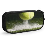 Xcbfvx trousse a crayons tennis grass court, grande capacit� grande pochette porte - stylo fournitures ...