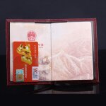 Xeju new passport holder protector cover portefeuille couverture en cuir pu