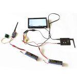 Xeme 32ch 5. 8g 600mw receiver rc832 transmetteur av sans fil ts832 pour fpv
