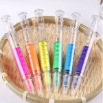 Xeme 3pcs surligneur fluorescent de tube d'aiguille marquant le stylo d'�criture de nite