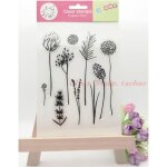 Xeme tampons en caoutchouc transparents de timbre clair de silicone alphabet de no�l scrapbook diy
