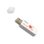 Xeme thermom�tre usb, thermom�tre d'ordinateur, 1 thermom�tre externe int�gr� 1, temps d'alarme de temp�rature ...