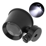 Xm 10x hd mini pince a ¿il loupe portable led grossissement elev� loupe bijoux oeil loupe lentille outil ...