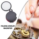 Xm loupe portable 8x haute d�finition loupe lecture cartes loupe oeil loupe verre avec sac en cuir pvc ...