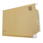 Ybarra 400021926 bote de 25 classeurs suspendus viseur latrale a4 kraft bi couleur