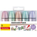 Yemaesre - 551409 - mini surligneur pastel scintillant, avec pointe b aute, 5 crayons marqueurs en etui ...