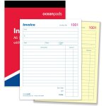 Yemaesre - oceanpads 70260 carnet de factures double a6 105 x 148 mm 2 parties sans carbone