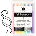 Yemaesre - surligneurs en gel pour livres de loi, surligneurs en gel pour papier fin, lois, sacs de bagage, ...