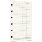 Zelten recharge de papier perfor pour reliure a 6 trous - journal intime rechargeable (a7 / 6 hole, ...