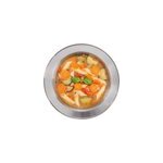 Assiette creuse acier inoxydable soup plate - default title