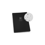 Bloc - notes  spirales universal - noir